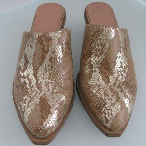 Chinese Laundry Women's  Snakeskin/Reptile Slip On Mules Size 8M